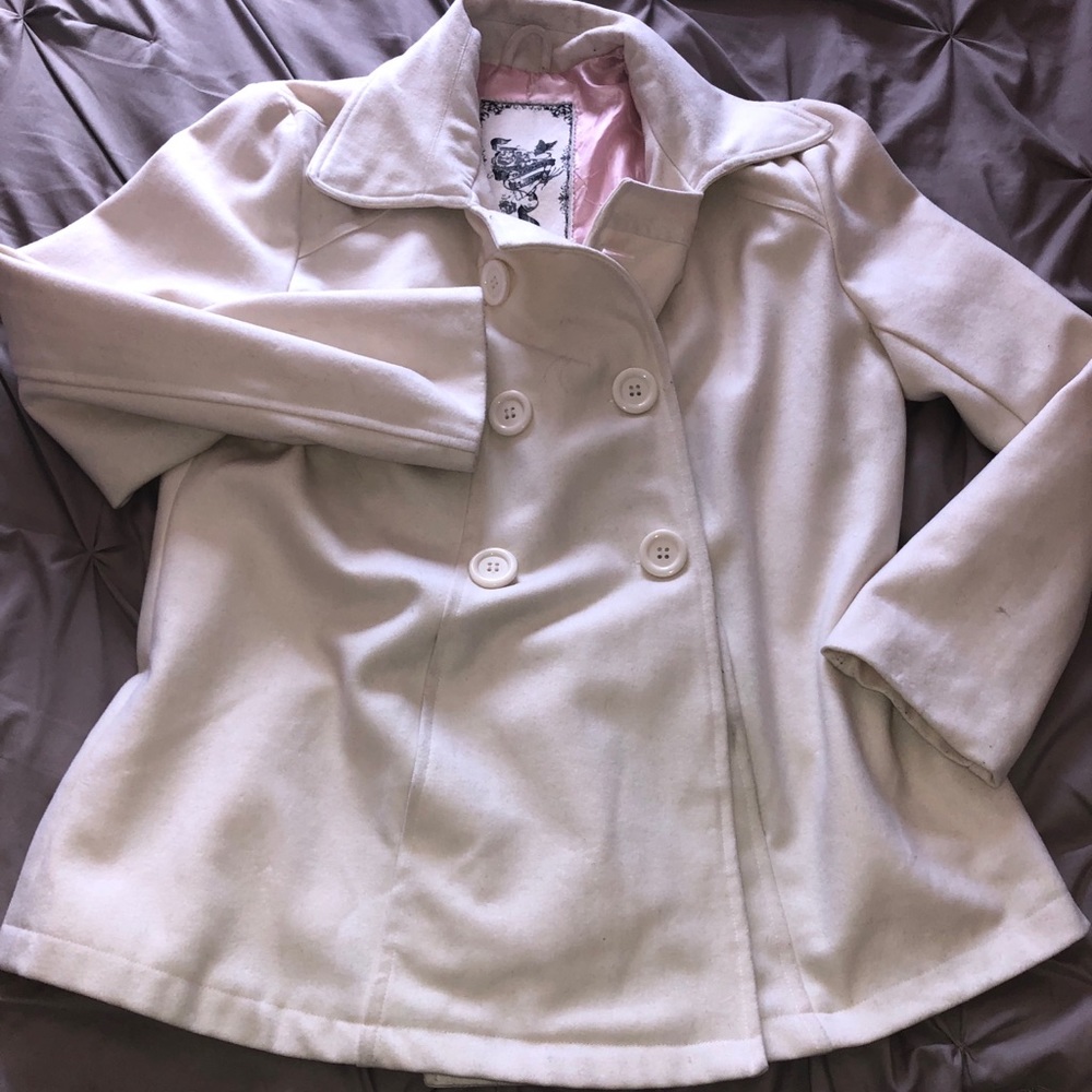 Plus Size Wool Pea Coat